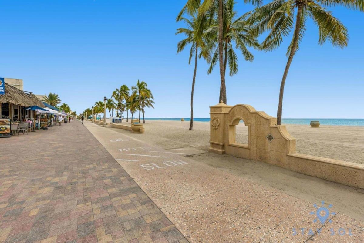 Hollywood Beach Broad - Walk - Gym - Amazing Pool Bagian luar foto