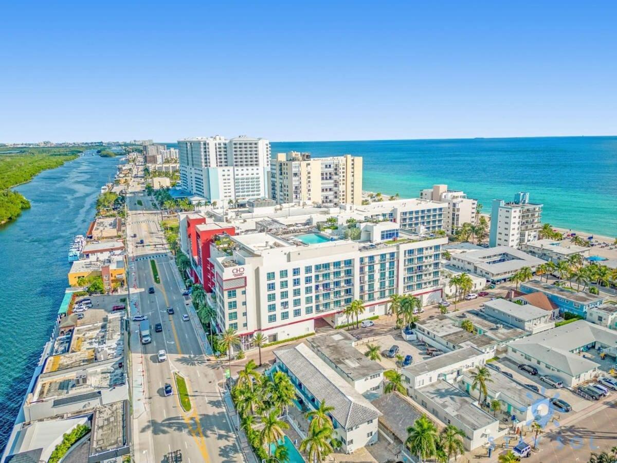 Hollywood Beach Broad - Walk - Gym - Amazing Pool Bagian luar foto