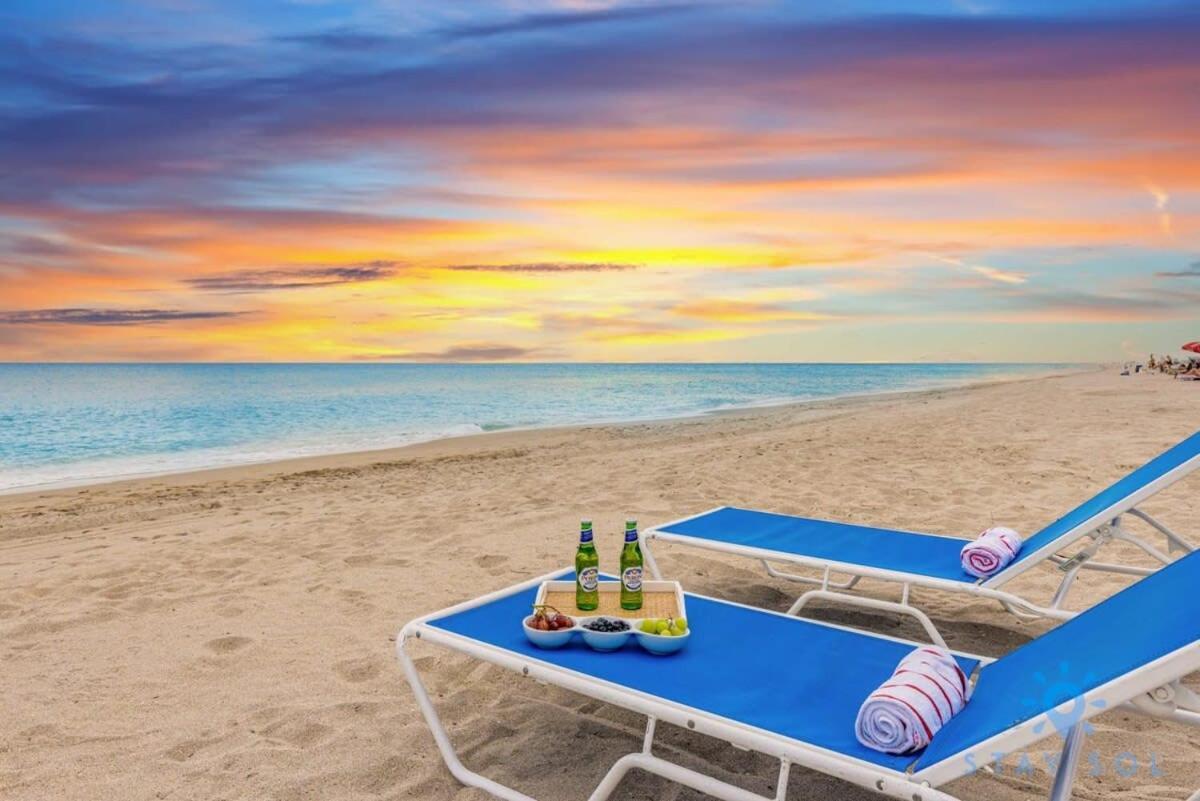 Hollywood Beach Broad - Walk - Gym - Amazing Pool Bagian luar foto